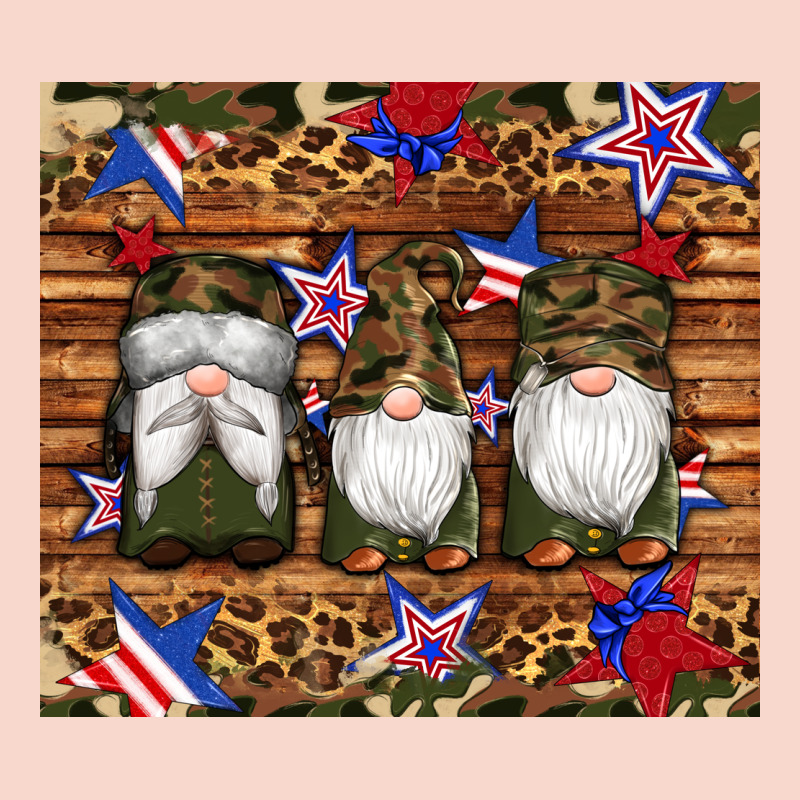 Camouflage Gnomes American Flag Star Leopard Urban Hoodie by Artiststas | Teevron
