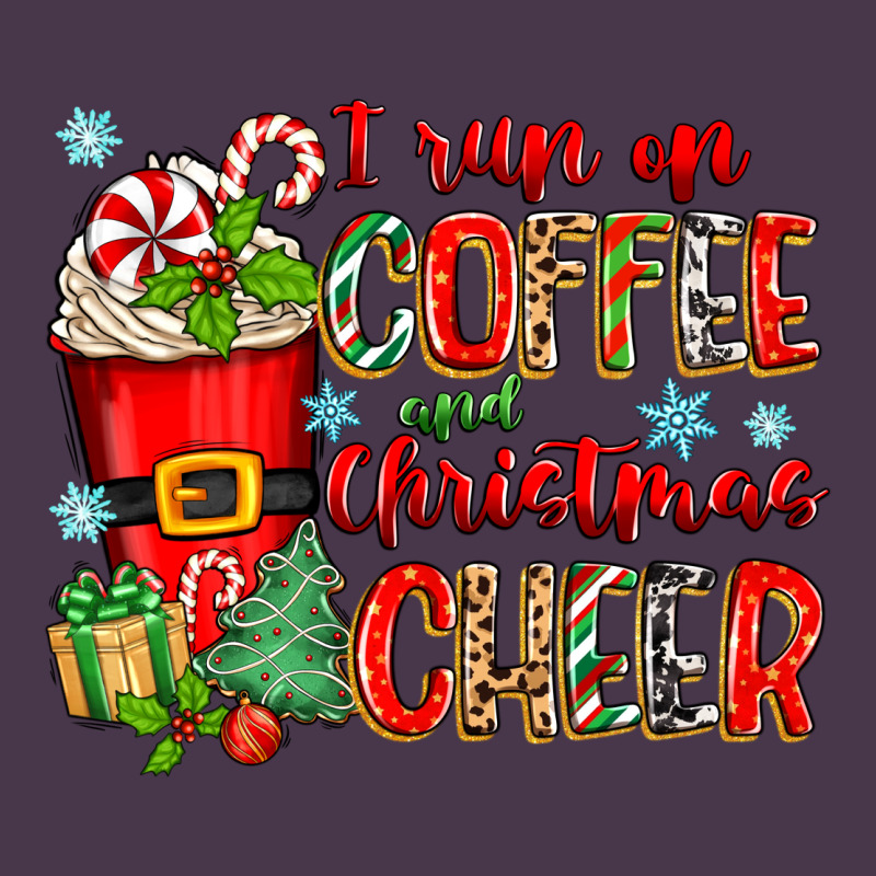 I Run On Coffee And Christmas Cheer Heavyweight Hoodie by Zillion Design Studio | Teevron