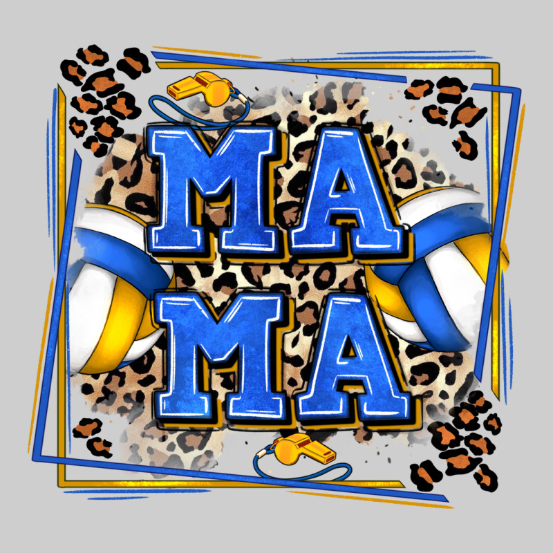 Volleyball Mama With Leopard Premium Sweatshirt by Zillion Design Studio | Teevron