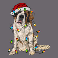 Saint Bernard With Christmas Lights Premium Sweatshirt | Teevron