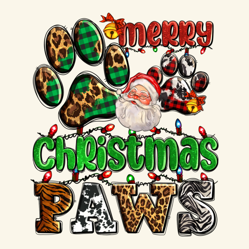 Merry Christmas Paws With Santa Premium Hoodie by AdoDesignShop | Teevron