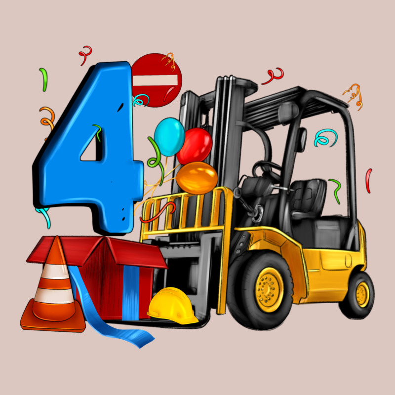 Forklift Birthday Four Premium Hoodie by Artiststas | Teevron