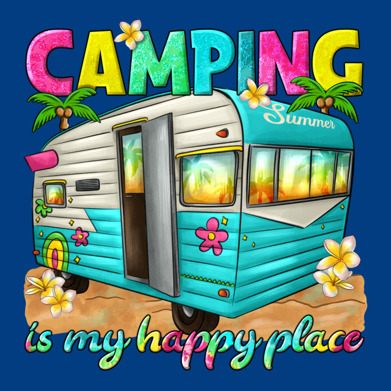 Camping Is My Happy Place Premium Sweatshirt by texasbilliewilder | Teevron