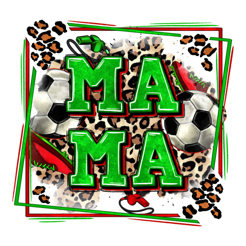 Soccer Mama With Leopard Premium Sweatshirt by Zillion Design Studio | Teevron