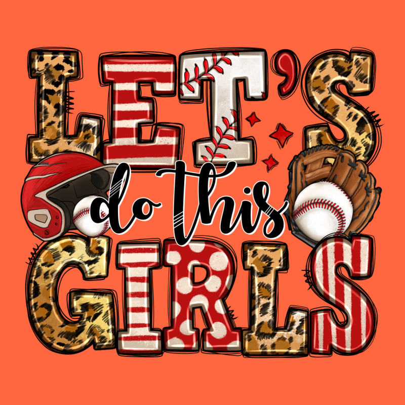 Let's Do This Girls Baseball Premium Hoodie by Jasminsmagicworld | Teevron