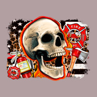 Firefighter Skull Vintage Hoodie | Teevron