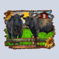 Black Angus Cattle And Bull In Barnyard Premium Sweatshirt | Teevron
