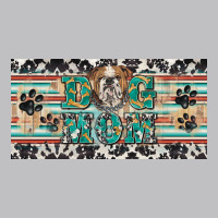Dog Mom English Bulldog License Plate Template Long Sleeve Tee | Teevron