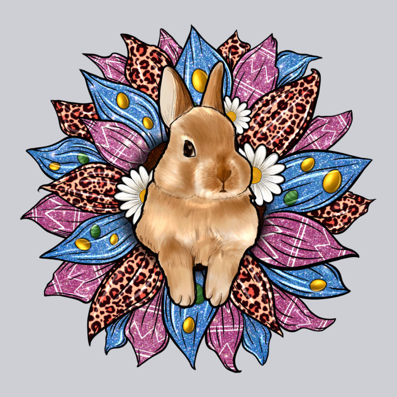 Easter Leopard Bunny Sunflower Urban Hoodie by Artiststas | Teevron