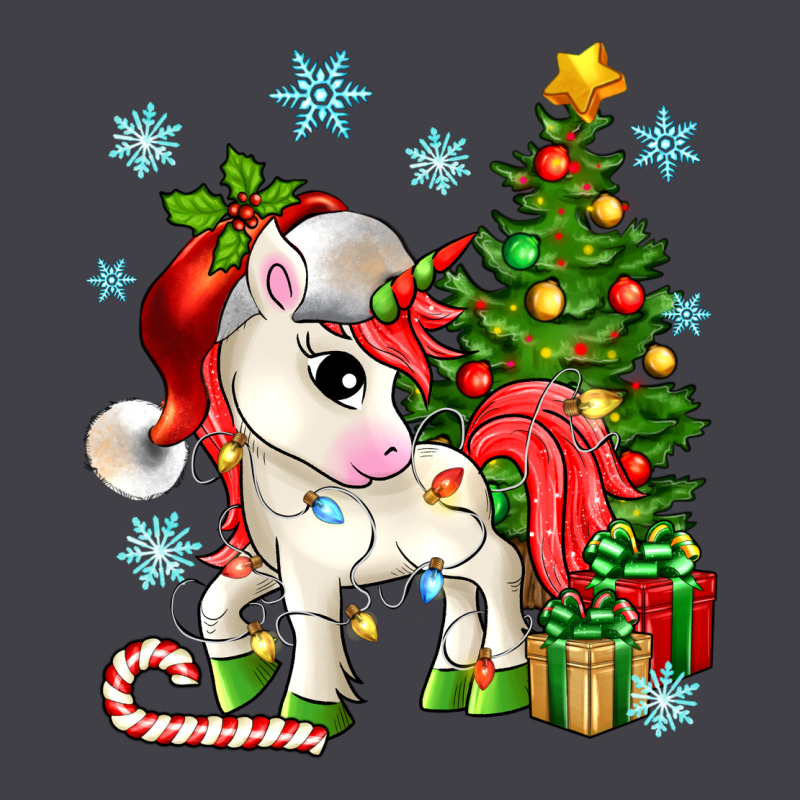 Christmas Unicorn Heavyweight Hoodie by Zillion Design Studio | Teevron