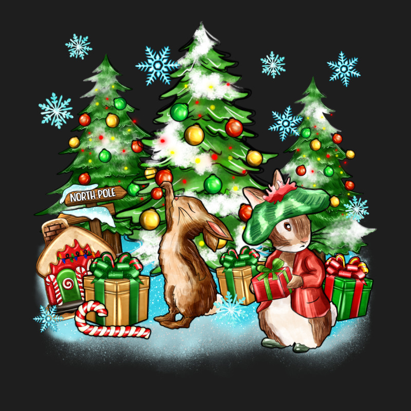 Christmas Rabbits Heavyweight Hoodie by Zillion Design Studio | Teevron
