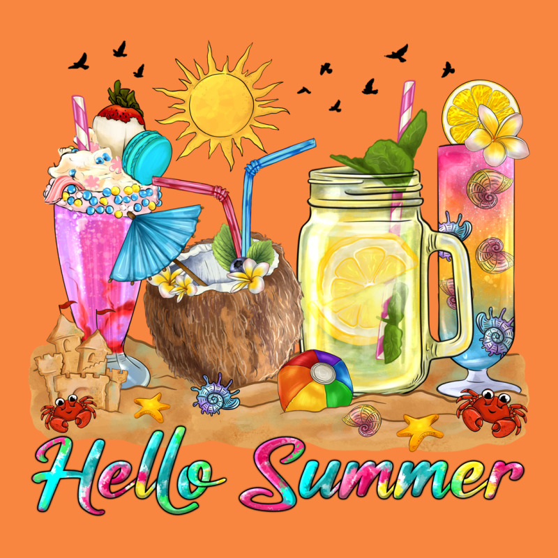Hello Summer Drinks Premium Sweatshirt by texasbilliewilder | Teevron