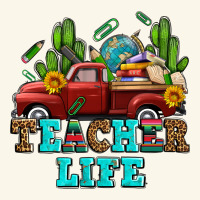 Teacher Life Western Truck And Books Premium Hoodie | Teevron