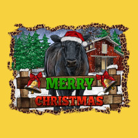 Merry Christmas Black Angus Cattle And Farm Premium Sweatshirt | Teevron