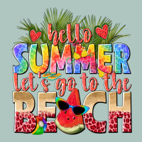 Hello Summer Lets Go To The Beach Premium Sweatshirt | Teevron