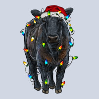 Christmas Black Angus Cattle With Lights Premium Sweatshirt | Teevron