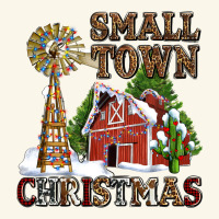Small Town Christmas With Barn And Cactus Premium Hoodie | Teevron