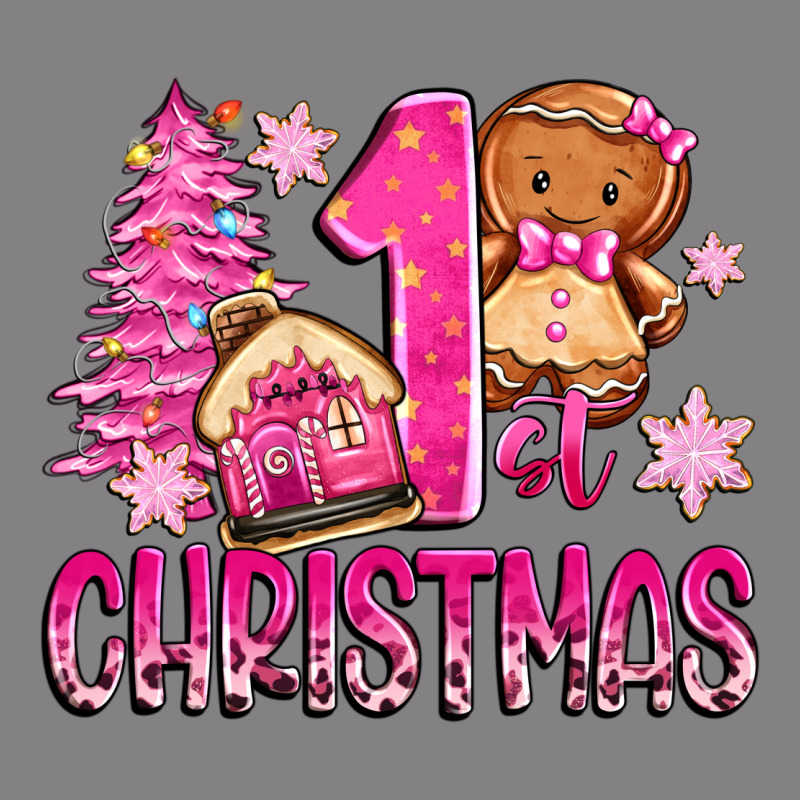 1st Christmas Gingerbread Girl Heavyweight Hoodie by Zillion Design Studio | Teevron