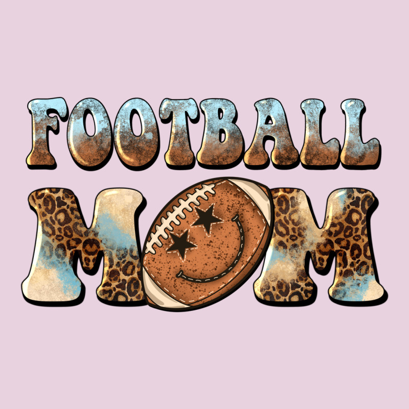 Football Mom Football Smiley Face Ladies Tee by BarkalooDesign | Teevron