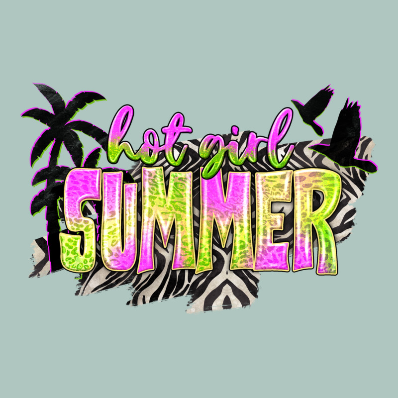Hot Girl Summer With Palms Premium Sweatshirt by texasbilliewilder | Teevron