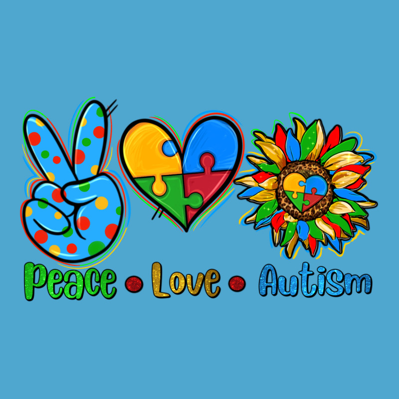 Peace Love Autism Premium Hoodie by AdoDesignShop | Teevron