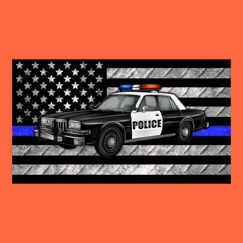 Thin Blue Line Police Car Sippy Cup Premium Hoodie by Artiststas | Teevron