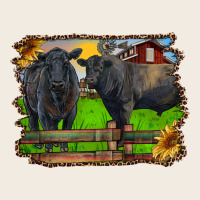 Black Angus Cattle And Bull In Barnyard Premium Sweatshirt | Teevron