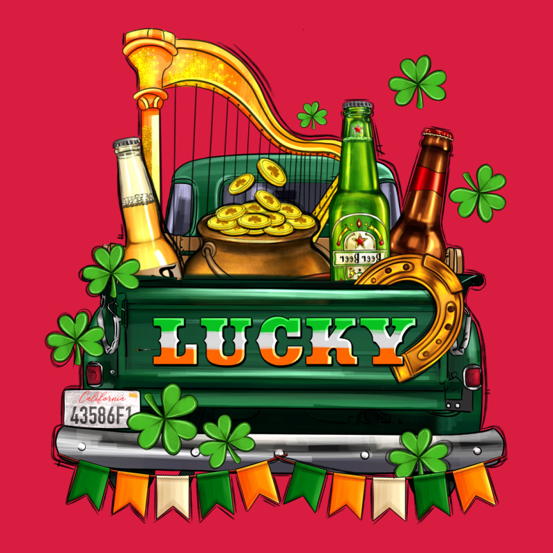 Lucky Truck With Flags And Beers Premium Hoodie by AdoDesignShop | Teevron