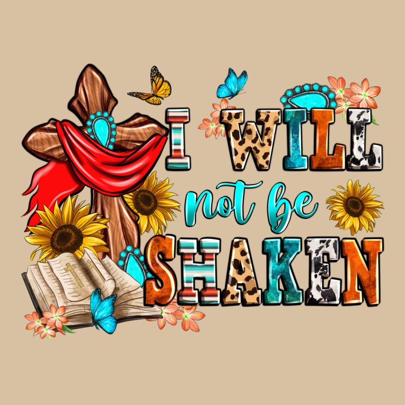 I Will Not Be Shaken Heavyweight Hoodie by Zillion Design Studio | Teevron