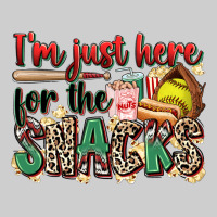 I'm Just Here For The Snacks Softball Premium Sweatshirt | Teevron