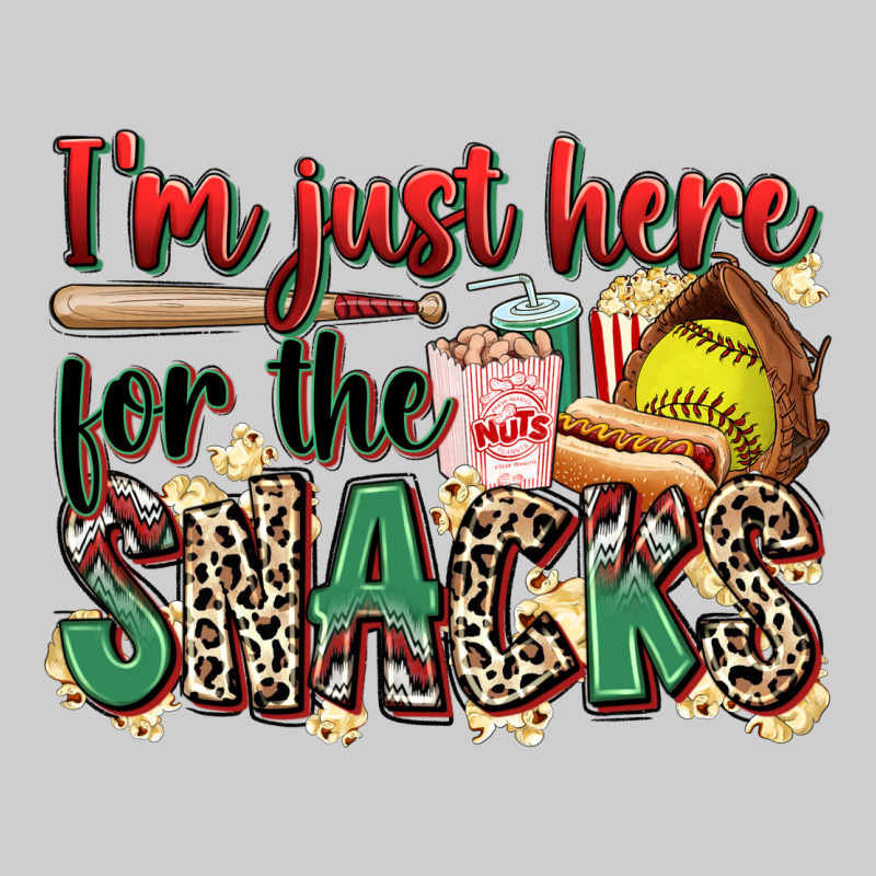 I'm Just Here For The Snacks Softball Premium Sweatshirt by Zillion Design Studio | Teevron