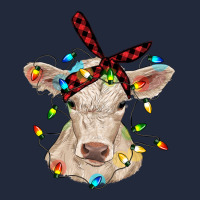 Charolais Calf With Christmas Lights Baby Cow Premium Sweatshirt | Teevron