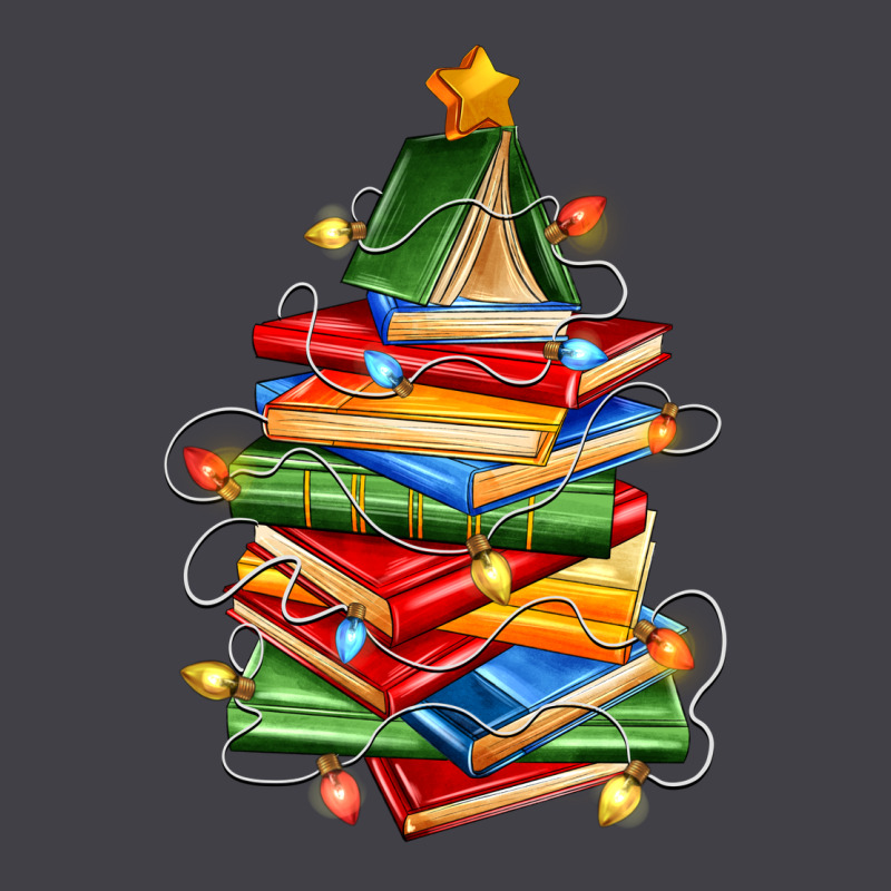 Book Christmas Tree Heavyweight Hoodie by Zillion Design Studio | Teevron