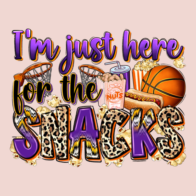 I'm Just Here For The Snacks Basketball Premium Sweatshirt by Zillion Design Studio | Teevron