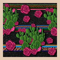 Mexican Rose And Cactus Seamless Pattern Urban Hoodie | Teevron