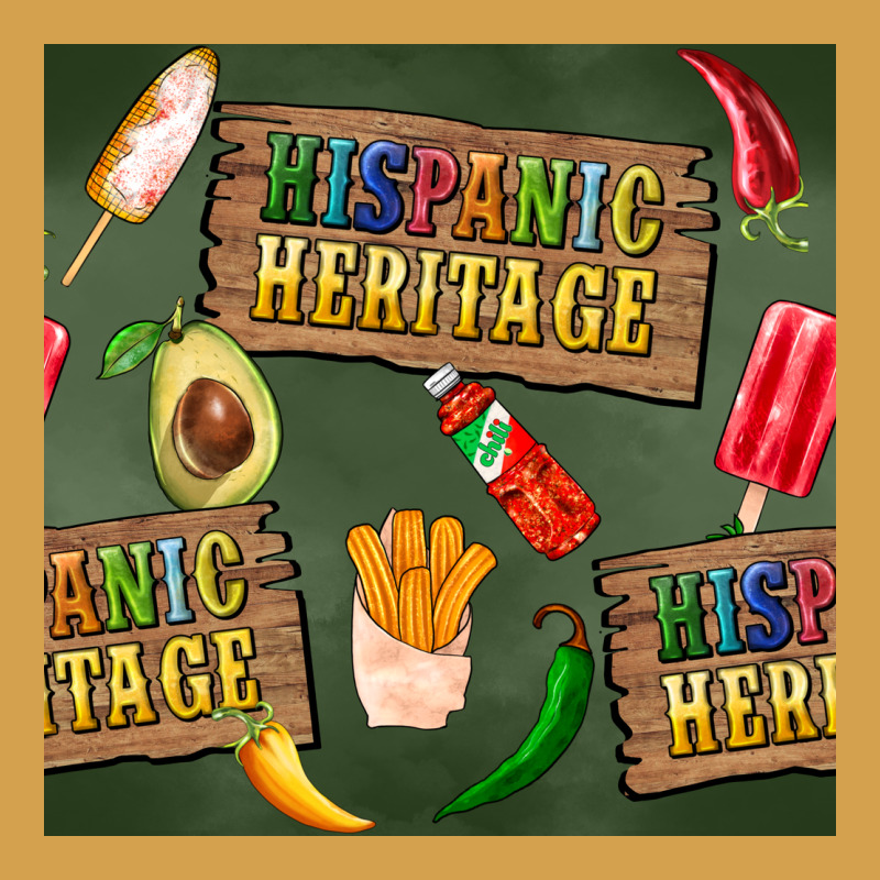 Hispanic Heritage Seamless Pattern Urban Hoodie by BundleAndBundleShop | Teevron