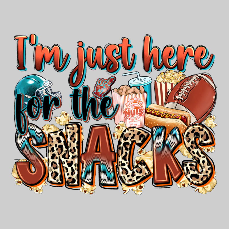 I'm Just Here For The Snacks American Football Premium Sweatshirt by Zillion Design Studio | Teevron