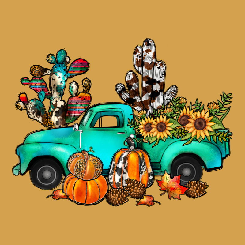 Cactus Pumpkin Truck Fall Urban Hoodie by JahusDesignShop | Teevron