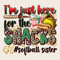 I'm Just Here For The Snacks #softball Sister Premium Sweatshirt | Teevron