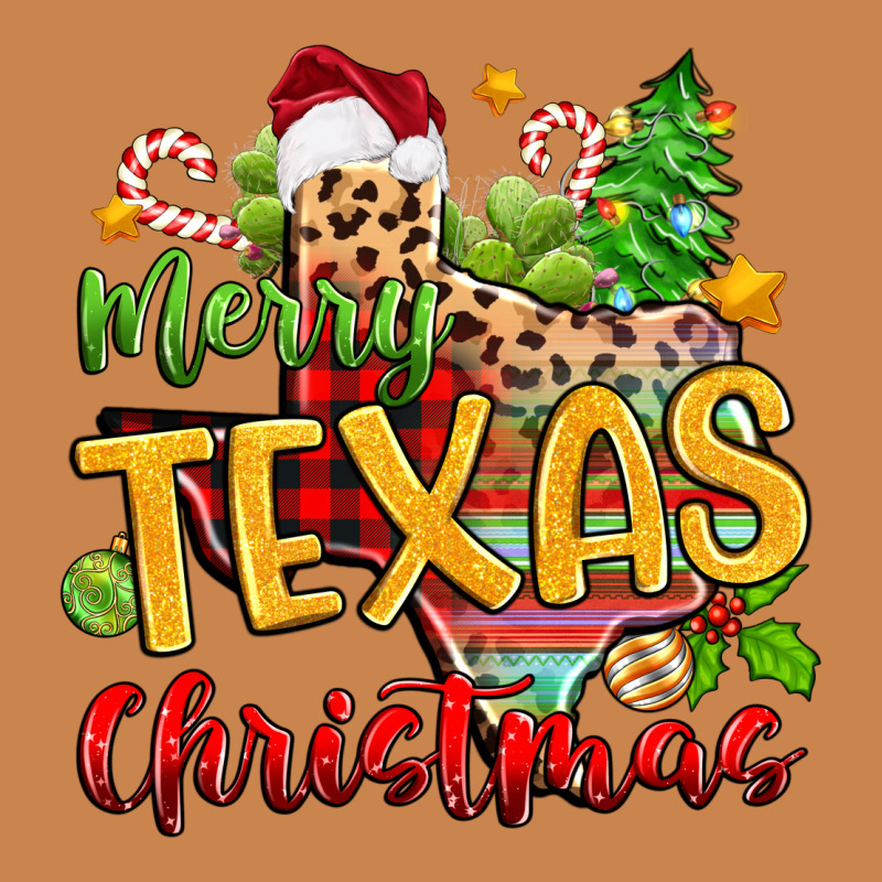 Merry Texas Christmas Heavyweight Hoodie by Zillion Design Studio | Teevron