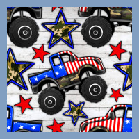 Usa Monster Truck Seamless Pattern Urban Hoodie | Teevron
