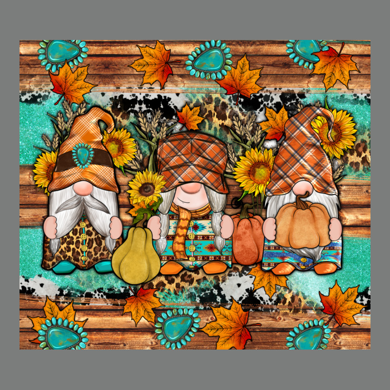 Western Fall Gnomes Tumbler Premium Hoodie by Artiststas | Teevron