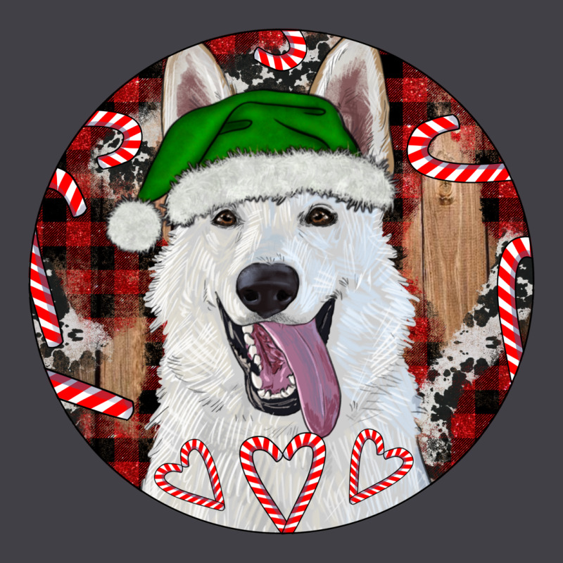 Christmas White Shepherd With Buffalo Plaid Heavyweight Hoodie by RanaPortraitStore | Teevron