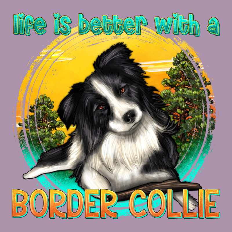 Life Is Better With A Border Collie Heavyweight Hoodie by texasbilliewilder | Teevron