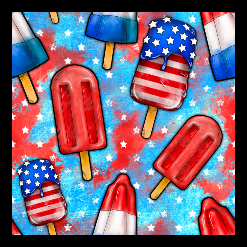 4th Of July Popsicle Seamless Pattern Urban Hoodie by BundleAndBundleShop | Teevron