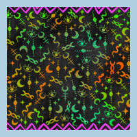 Halloween Witch Symbols Seamless Pattern Premium Hoodie | Teevron