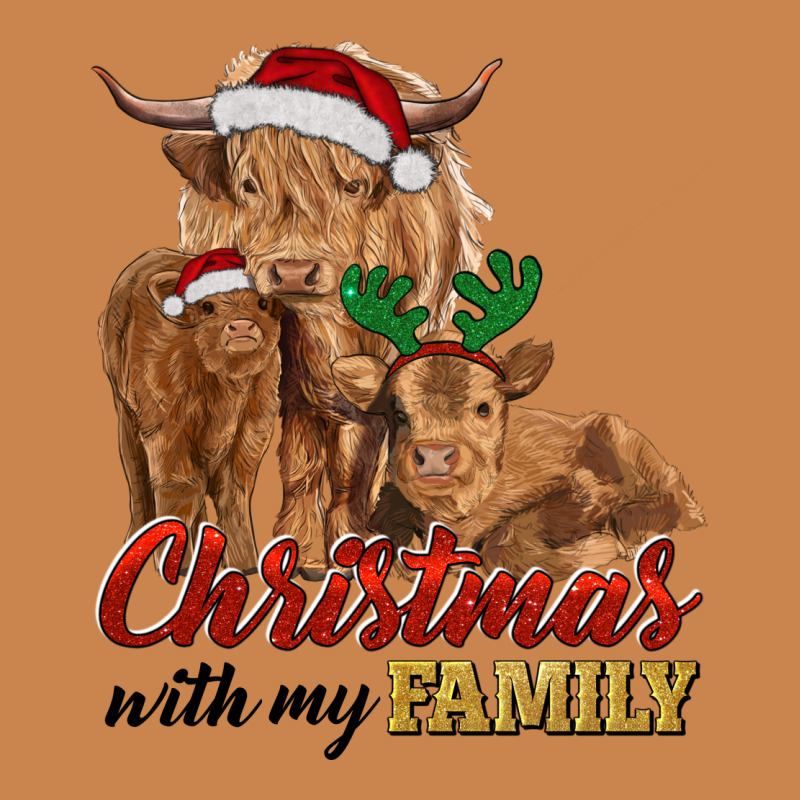 Cow And Calves Christmas With My Family Heavyweight Hoodie by RanaPortraitStore | Teevron