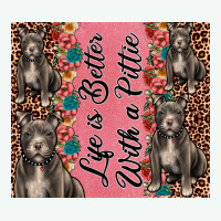 Life Is Better With A Pittie Premium Hoodie | Teevron