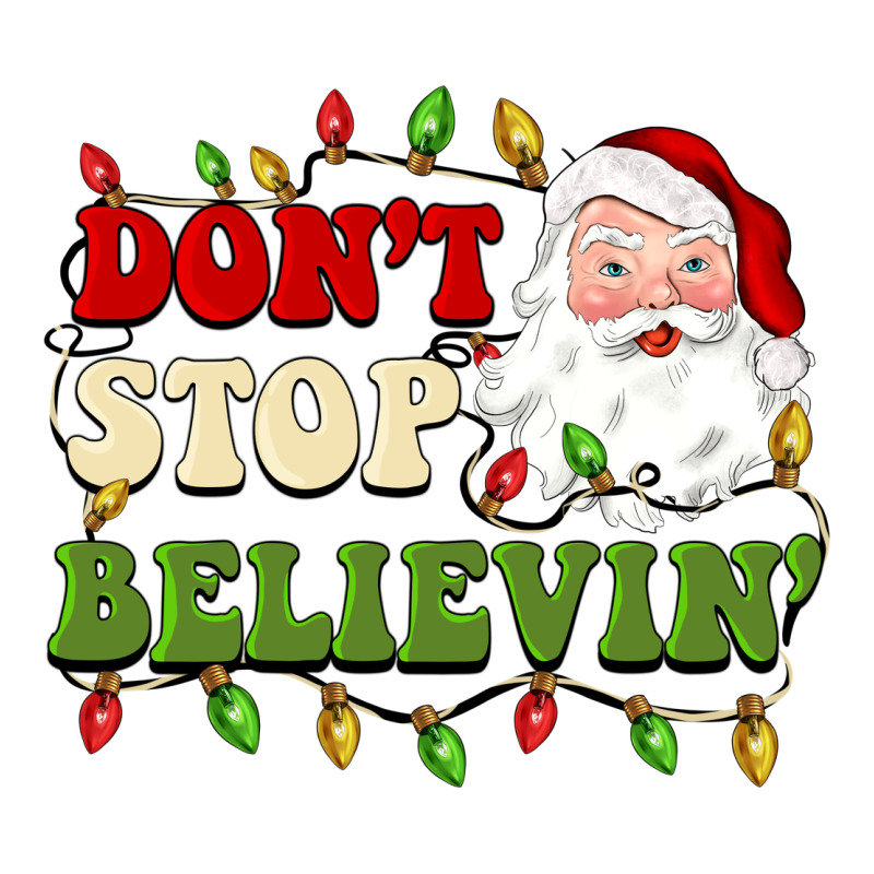 Don't Stop Believin Ladies Tee by BarkalooDesign | Teevron