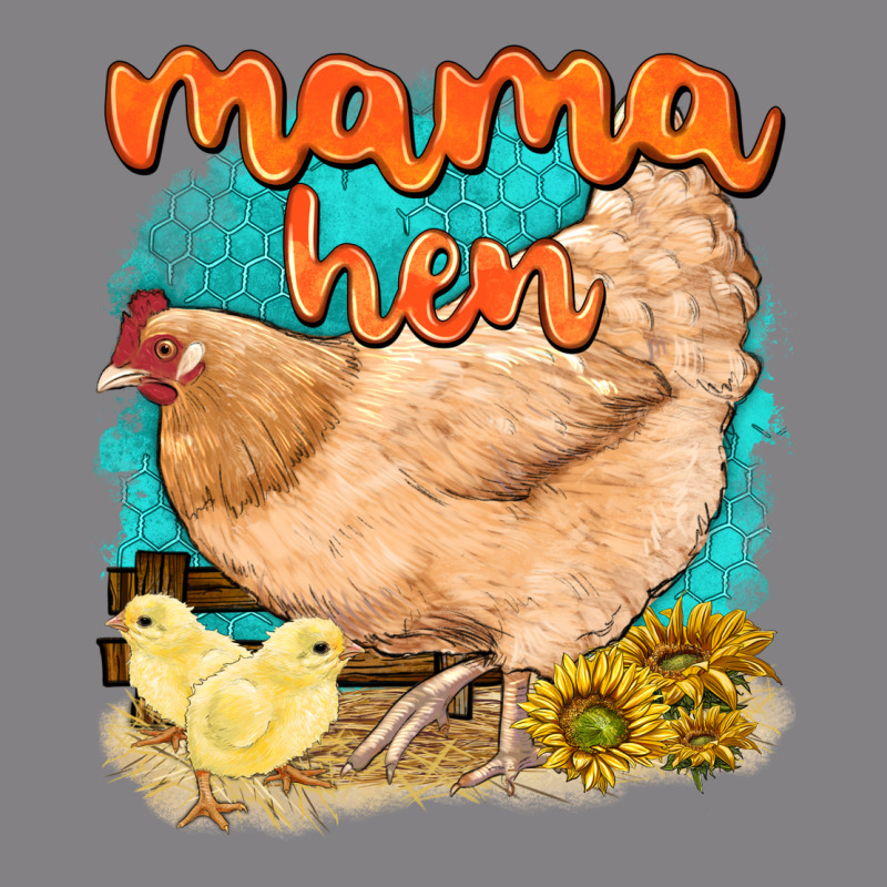 Mama Hen With Sunflowers Heavyweight Hoodie by texasbilliewilder | Teevron